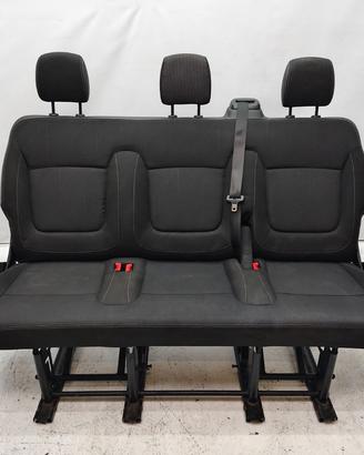 Sedili posteriore tessuto nero renault trafic viva
