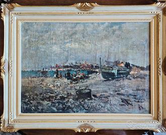 Ezelino Briante 40 : Porticciolo a Napoli. 