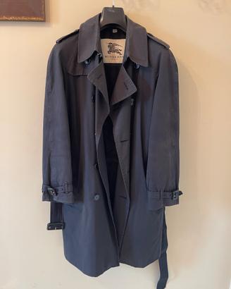 BURBERRY UOMO BLU TRENCH