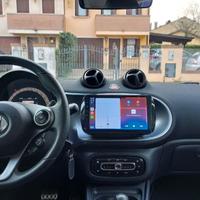 AUTORADIO STEREO SMART453 453 ANDROID CARPLAY 4+64