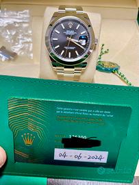 Rolex Datejust 41 nero ref.126300