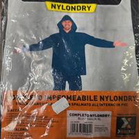 COMPLETO IMPERMEABILE BLU TG XL