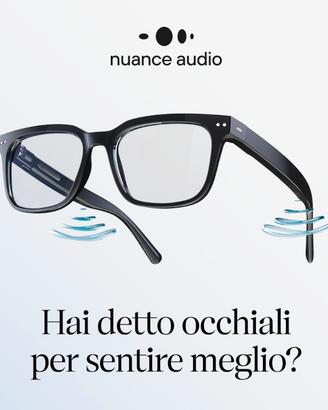 Occhiali uditivi nuance audio 