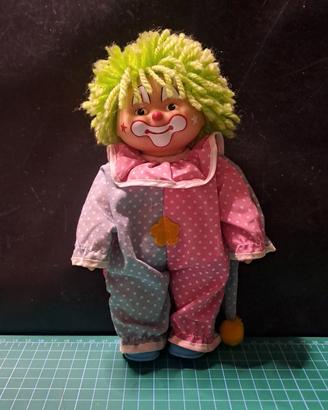 Bambola pagliaccio vintage anni '80