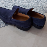 Scarpa mocassino scamosciato