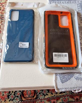 Galaxy S20 plus cover nuuovi 2 pezzi