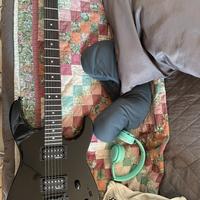 Chitarra Elettrica Jackson JS12 Dinky Nera