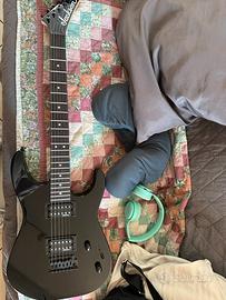 Chitarra Elettrica Jackson JS12 Dinky Nera