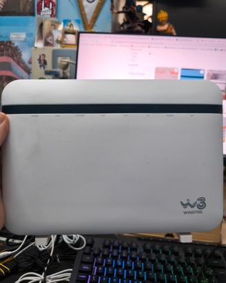 Modem Wind3 ZTE + Modulo Fibra Zyxel