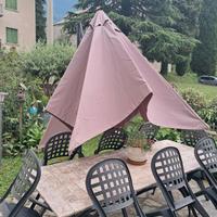 Ombrellone da giardino 3x3