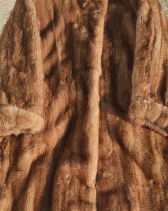 Pelliccia Visone maschio sette ottavi taglia 44