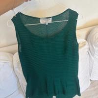 Top verde Saint Laurent