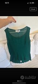 Top verde Saint Laurent