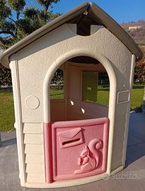 Casetta in plastica da giardino