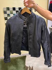 GIUBOTTO MOTO IN PELLE DONNA
