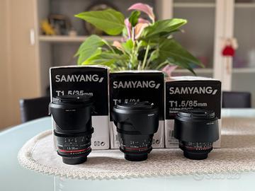 Set Cinema Samyang VDSLR Nikon