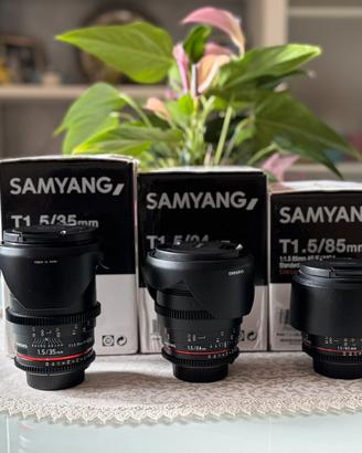 Set Cinema Samyang VDSLR Nikon
