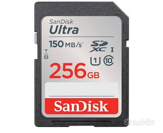 Scheda SD XC SanDisk 256 GB