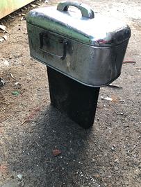 Caldaia stufa a legna ottone