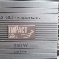 Amplificatore auto impact, mtx e subwoofer