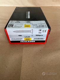 500 viti Friulsider VBU TPS Zincata gialla 3,5x20