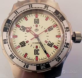 Vostok Amfibia Cernobyl 16089A full lume ACCIAIO