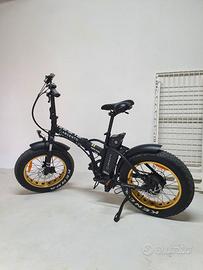 Bici elettrica e-bike marca mini max argento