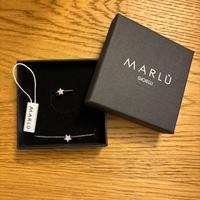 Set bracciale e anello stella in acciaio Marlù
