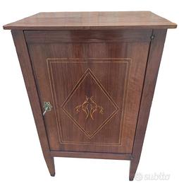 Credenzino Comoda Luigi XVI intarsiato Rolo