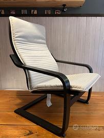 POLTRONA POÄNG IKEA - DOPPIA FODERA - COME NUOVA