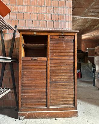 armadio archivio a serranda doppia con serratura
