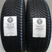 2 GOMME 195 60 16 BRIDGESTONE A63182