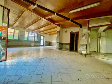 Locale commerciale con ampio spazio esterno