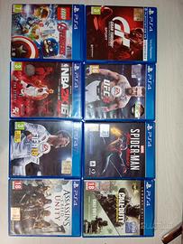 8 Giochi PlayStation4