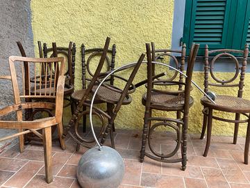 Sedie tipo Thonet