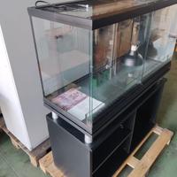 Terrario teca per rettili con mobile