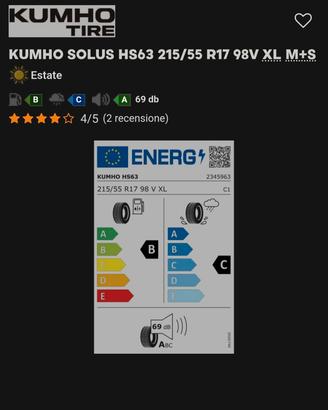 Gomme pneumatici estivi omologate 4 stagioni