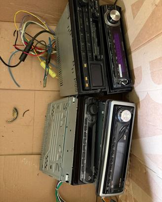 LOTTO 4 Autoradio vintage e moderne sony kanwood