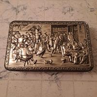 Scatola di latta biscotti Teniers