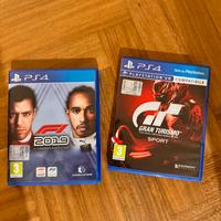 Ps4 giochi gran turismo sport + f1 2019