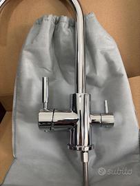 Rubinetto a 3 vie colore cromo