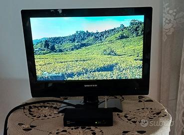 TV LED UNITED 16” + DECODER TELESYSTEM