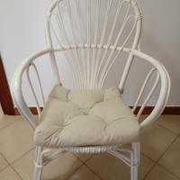 Poltrona in vimini 