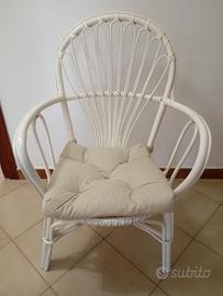 Poltrona in vimini 