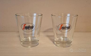 2 bicchierini da caffè in vetro Segafredo Zanetti
