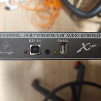 scheda usb firewire behringer x32