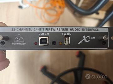 scheda usb firewire behringer x32