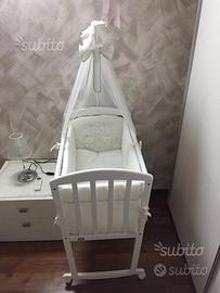Culla Pali Dondolo Prestige Bianco