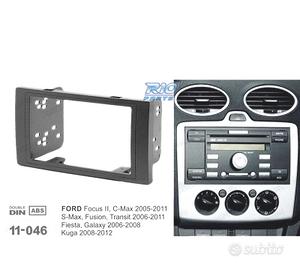 TELAIO NERO RADIO 2-DIN PER FORD FOCUS C-MAX S-MAX