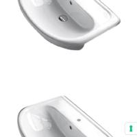 Lavabo semincasso Bianco serie ok 2